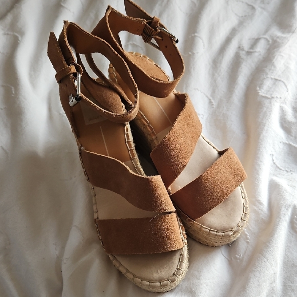 Dolce Vita Brown Espadrille Sandals